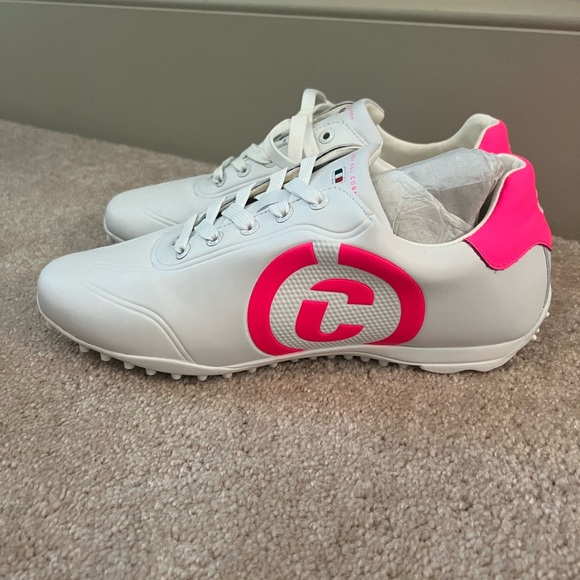 Duca Del Cosma Queenscup White/pink Golf Shoe, 41 NWT - Picture 5 of 8